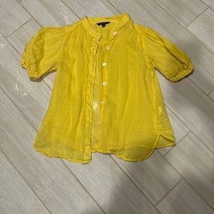 Banana Republic Yellow Blouse
